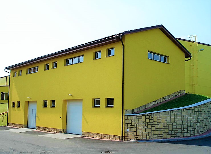 Строительство двухэтажного здания склада входящего сырья № I